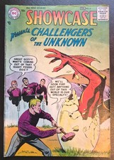 Showcase #6 (1957, DC COMICS) 1st Appearance CHALLENGERS OF THE UNKNOWN Origin picture