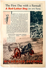 1935 Farmall McCormick Deering Tractor Advertisement International Harvester picture