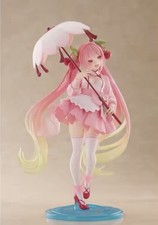 Hatsune Miku Sakura Dress Ver. TAITO AMP+ 21cm Original Anime Figure picture