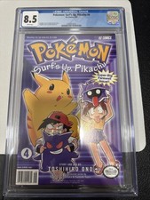 Pokemon Surf’s Up Pikachu #4 CGC 8.5 Viz Comics Nintendo 2000 HTF Rare picture