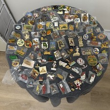 153 Vintage Lions Club Pins Mixed Lot Native American Multiple States, Japan etc picture