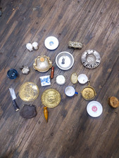 Mixed Decorative Collectibles Lot Ashtrays Trinket Boxes Keychains Japan picture