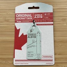 AVIATIONTAG | AIR CANADA AIRBUS A319 C-GBIK | MSN 831 TURQUOISE TAG picture