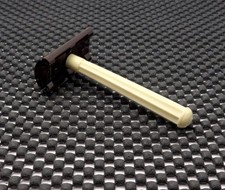 Vintage 1940's Slant Stroke Bakelite DE Safety Razor USA Stunning & Clean picture