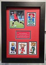 FIFA 2026 Kevin De Bruyne Belgium Collage Framed Printed Photo UNSIGNED. picture