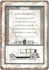 1918 Locomobile Vintage Automobile Ad Retro Look Metal Sign AM8663 picture