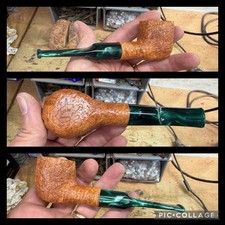 Custom made poker pipe,estate pipe,billiard pipe,brian doran, Briar Pipe picture