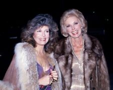 Janet Leigh 8x10 Real Photo candid 1970's in fur coat picture