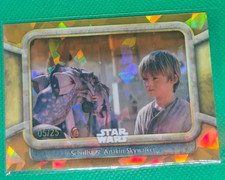 2024 Topps Chrome Sapphire Star Wars Sebulba Anakin Skywalker #35 Orange /25 picture