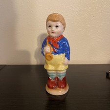 VTG Little Boy Bugler Pepper Shaker Japan No Cork Paint over Glaze 1 pc Replace picture