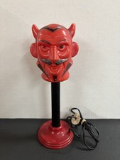 RARE Vintage Spook O Lite Halloween Devil Peerless Blow Mold Candlestick Works picture