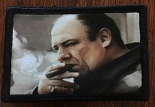 Tony Soprano Morale Patch Tactical ARMY Hook Military USA Badge Flag Cohiba picture