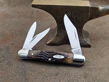 Vintage 1978 Case XX USA 2 dot 6383 swell center whittler pocket knife unused picture