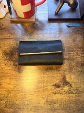 Vintage Evans Gold Tone Vanity Travel Set with Original Satin Pouch – Incomplete picture
