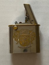 Vintage 1950s Mylflam Monopol Petrol Lighter Zweibrucken Germany Working picture