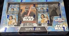 Topps Chrome Star Wars Super Box 2025 Costco Exclusive Trading Cards -unopened picture