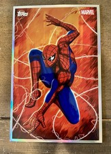 2026 Topps Marvel Vault Spider-Man Box Topper Originals Art Card Ariel Diaz picture