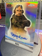 2022 Topps Chrome Star Wars The Mandalorian Kuiil A-MRK Misty Rosas Auto picture