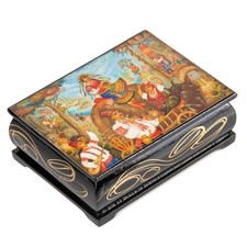 Sorochyntsi Fair Ukrainian Jewelry Box Trinket Box Keepsake Folk Art 3x4