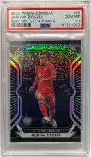 PSA 10 - Joshua Zirkzee 37/75 Rookie - Obsidian 2020/21 picture