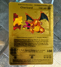 Pokemon Gold Foil Charizard. 4/102 picture