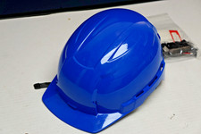 BOLT Blue Type 2 Class E Front Brim Non-Vented Safety Helmet picture