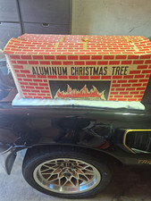 Vintage 1958 Silver Aluminum Christmas Tree 4 ft Undecorated w/ Original Box picture