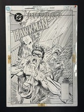 Hawkman #27 Cover ORIGINAL COMIC ART Ron Lim & Terry Austin Art picture