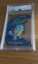 2000 POKEMON TOPPS #PC4 SQUIRTLE - TV ANIMATION CLEAR CARDS PSA 10 GEM MINT picture