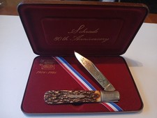 Schrade NY USA 280 80th Anniversary Knife 1904–1984 Lockback w/ Box picture