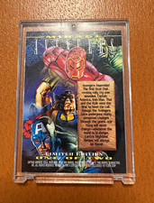 Fleer 1995 Marvel Masterpieces Avengers Limited Edition LE 4 Captain America picture