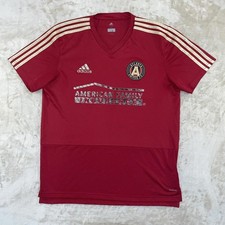 Adidas MLS Atlanta United FC Soccer Training Jersey Men’s Size Medium READ DESCR picture