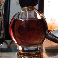 Viktor & Rolf Round Glass Perfume Bottle with Dark Cap (Bottle Only) picture