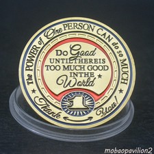 10pcs New Thank You Gift Challenge Coin · of One · Make A Difference picture