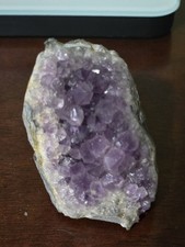 Purple Amethyst Crystal Cluster on Matrix Rough 2.29 X 1.63 Inches & 4.1 grams picture