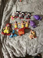 Vintage Ronald McDonald Hamburgler Birdie Grimace Toys 1984 1988 1995 Lot Of 13 picture