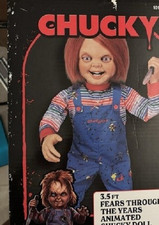 Home Depot 2024 Exclusive 3.5 ft. Animated Good Guy Chucky Doll Animatronic. picture