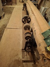 Line Shaft Pulley Ststem 12 ft Long Vintage Antique picture