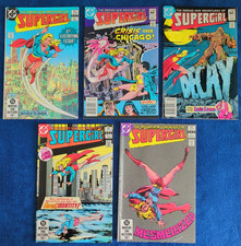 SUPERGIRL VOL. 2 #1 THRU 5 (LOT OF FIVE BOOKS),  DC 1982-83.  9.4 NEAR MINT picture