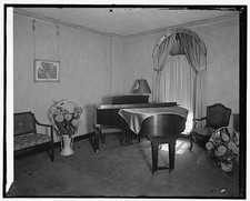 Washington DC Carlton Hotel O.J. DeMoll Apartment 1920s Grand Piano Room picture