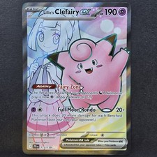 Lillie’s Clefairy ex 173/159 SV Journey Together Full Art Ultra Rare Pokemon TCG picture