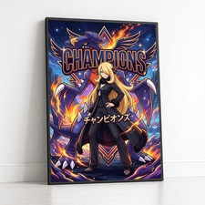 Poster Pokemon - Champions Cynthia Ultra-HD Art Print picture