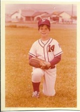 BASEBALL BOY Portrait SMALL FOUND PHOTOGRAPH Color ORIGINAL 36 61 N picture