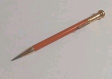 Vintage WAHL-EVERSHARP GOLD FILLED Mechanical Pencil Burnt Orange/orange picture