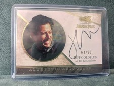 2026 Cryptozoic CZX Jurassic Park Jeff Goldblum Auto Autograph # 61/90 picture