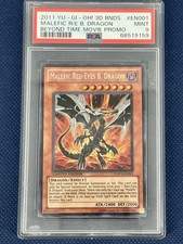 PSA 9 Malefic Red eyes black Dragon // 2011 Yugioh 3D BNDS Movie promo picture