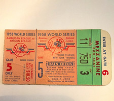 1958 World Series New York Yankees Yankee Stadium Game 5 picture