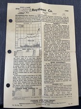 1959 June 29 Raytheon S&P Stock Report  picture