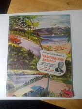 FRAM FILTERS 1953 Vacationland America Booklet AWESOME ADS Mid Century picture