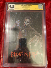 🔥🔥🔥Eddie Nunez Art Book #nn  “Slasher Rain Foil Sketch Edition” AP1 CGC 9.8🔥 picture